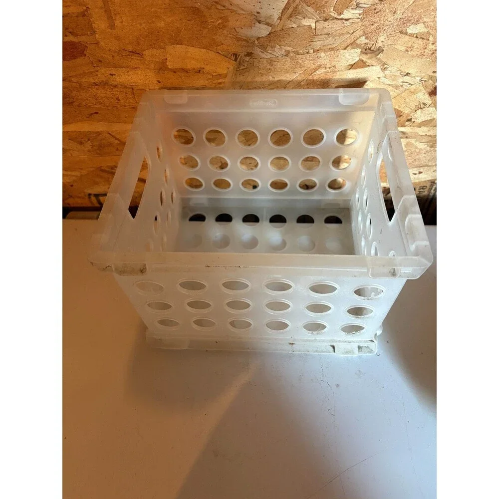 Plastic Storage Crate – Multiple Colors & Sizes – Clean, Durable, Ready to Use